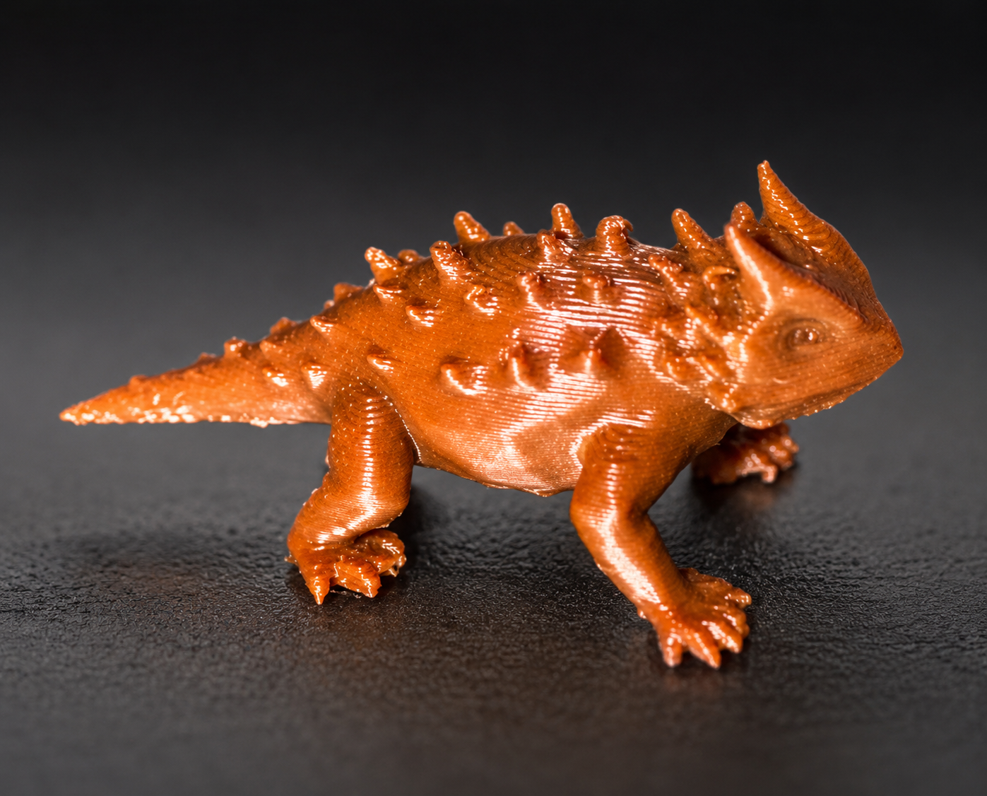 Texas Horned Lizard (Horny Toad) – 3D Printed Collectible